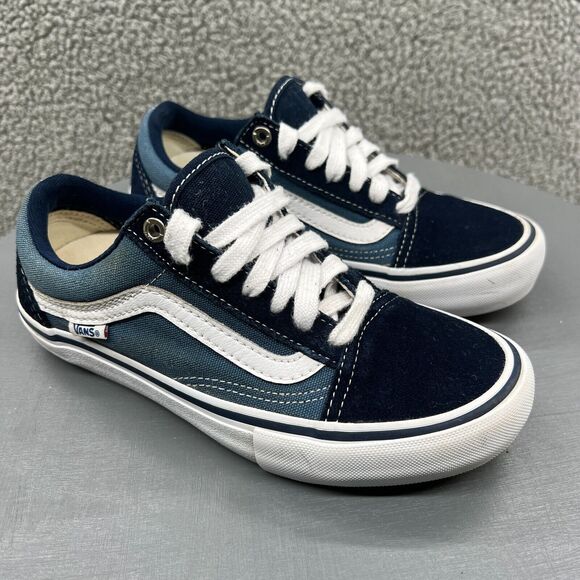 VANS Old Skool Pro Men's Sneakers | Blue Mens Size 4.0 | VN000ZD4Y28 | EUC - Picture 1 of 14